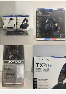 2 X GIOTECK TX70 GAMING HEADSETS