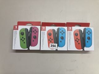 3 PAIRS OF NINTENDO SWITCH CONTROLLERS