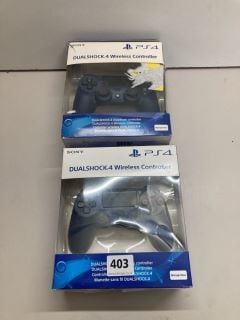 2 X PS4 DUALSHOCK WIRELESS CONTROLLERS