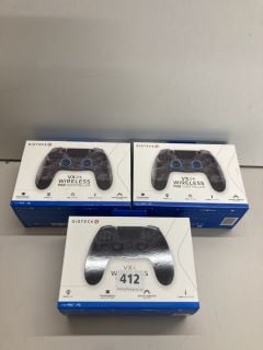 3 X GIOTECK VARIOUS GAMING CONTROLLERS