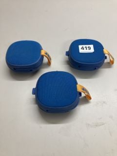 3 X JAM WIRELESS BLUETOOTH SPEAKERS