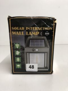 SOLAR INTERACTION WALL LAMP (SEALED)