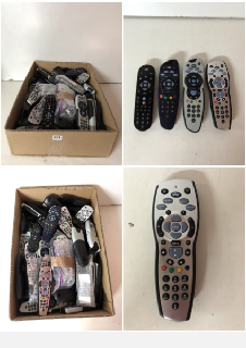 LARGE BOX OF TV REMOTE CONTROLS