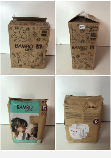 BOX OF BAMBO NAPPIES