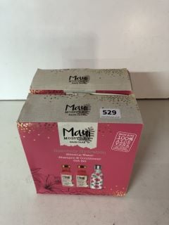 2 X MAUI MOISTURE HAIR CARE GIFT SETS