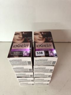 10 X SCHWARZKOPF HAIR DYE SETS