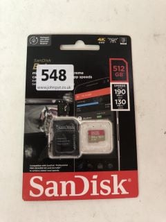 SANDISK 512GB MEMORY CARD