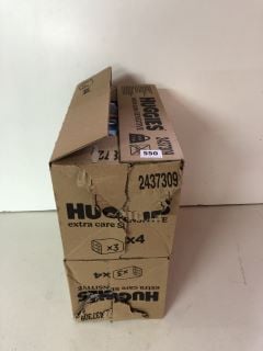 2 X CASES OF HUGGIES BABY WIPES