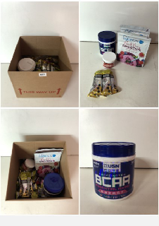 BOX OF BEAUTY AND HEALTHCARE PRODUCTS TO INCLUDE SMOOTHIE MEAL REPLACEMENT SET