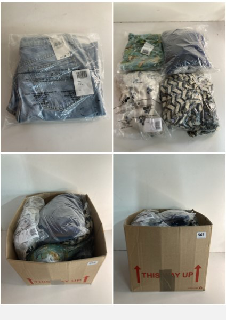 BOX OF MEN'S AND WOMEN'S VARIOUS UNSEALED CLOTHING ITEMS