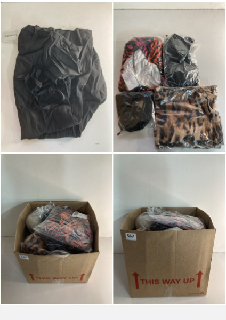 BOX OF MEN'S AND WOMEN'S VARIOUS UNSEALED CLOTHING ITEMS