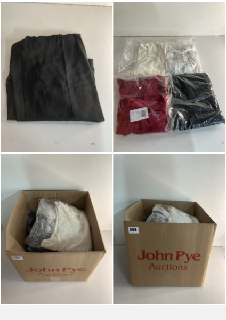 BOX OF MEN'S AND WOMEN'S VARIOUS UNSEALED CLOTHING ITEMS