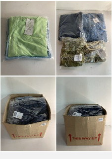 BOX OF MEN'S AND WOMEN'S VARIOUS UNSEALED CLOTHING ITEMS