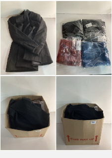 BOX OF MEN'S AND WOMEN'S VARIOUS UNSEALED CLOTHING ITEMS