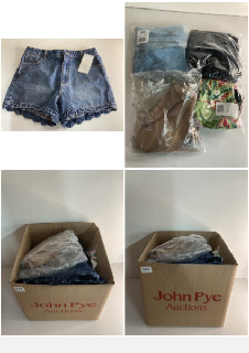 BOX OF MEN'S AND WOMEN'S VARIOUS UNSEALED CLOTHING ITEMS