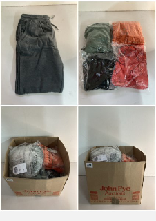 BOX OF MEN'S AND WOMEN'S VARIOUS UNSEALED CLOTHING ITEMS