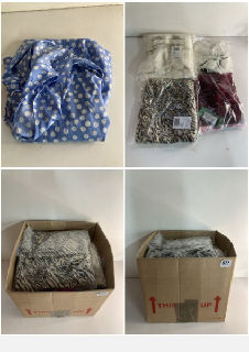 BOX OF MEN'S AND WOMEN'S VARIOUS UNSEALED CLOTHING ITEMS