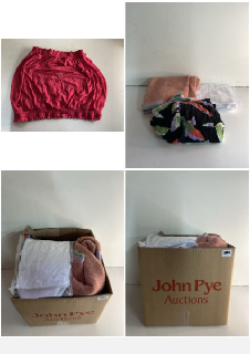 BOX OF MEN'S AND WOMEN'S VARIOUS UNSEALED CLOTHING ITEMS