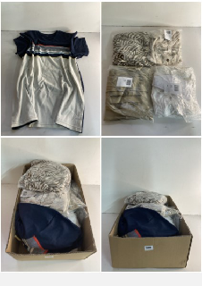 BOX OF MEN'S AND WOMEN'S VARIOUS UNSEALED CLOTHING ITEMS