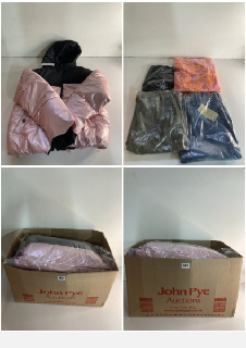 BOX OF MEN'S AND WOMEN'S VARIOUS UNSEALED CLOTHING ITEMS