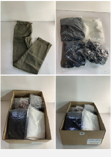 BOX OF MEN'S AND WOMEN'S VARIOUS UNSEALED CLOTHING ITEMS