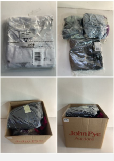 BOX OF MEN'S AND WOMEN'S VARIOUS UNSEALED CLOTHING ITEMS