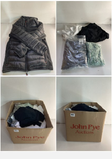 BOX OF MEN'S AND WOMEN'S VARIOUS UNSEALED CLOTHING ITEMS