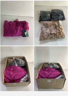 BOX OF MEN'S AND WOMEN'S VARIOUS UNSEALED CLOTHING ITEMS