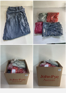 BOX OF MEN'S AND WOMEN'S VARIOUS UNSEALED CLOTHING ITEMS