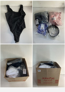 BOX OF MEN'S AND WOMEN'S VARIOUS UNSEALED CLOTHING ITEMS