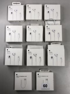 10 X APPLE CONNECTERS AND ADAPTERS