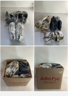 BOX OF VARIOUS UNBOXED PAIRS OF MEN'S AND WOMEN'S FOOTWEAR