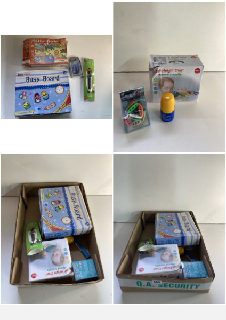 BOX OF VARIOUS EARLY LEARNING TOYS AND GAMES