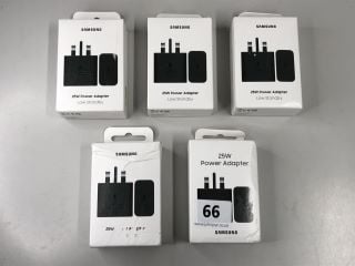 5X 25W SAMSUNG POWER ADAPTERS