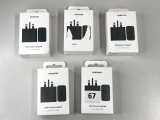 5X 25W SAMSUNG POWER ADAPTERS