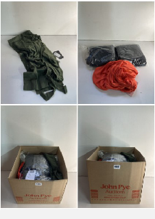 A BOX OF MEN'S AND WOMEN'S VARIOUS UNSEALED CLOTHING ITEMS