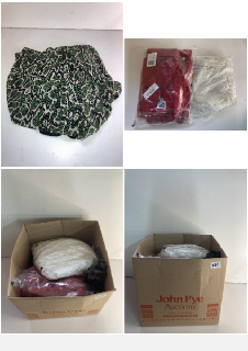 A BOX OF MEN'S AND WOMEN'S VARIOUS UNSEALED CLOTHING ITEMS