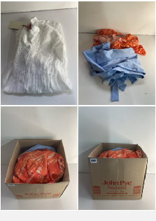 A BOX OF MEN'S AND WOMEN'S VARIOUS UNSEALED CLOTHING ITEMS