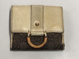 GUCCI BAMBOO BIFOLD WALLET (VAT ONLY PAYABLE ON BUYERS PREMIUM)