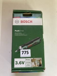 BOSCH PUSH DRIVE CORDLESS SCREWDRIVER (SEALED)