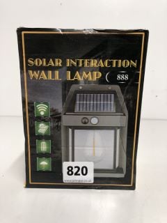 SOLAR INTERACTION WALL LAMP (SEALED)