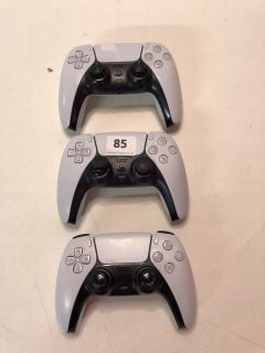 3 X SONY PLAYSTATION FIVE DUAL SENSE WIRELESS CONTROLLERS