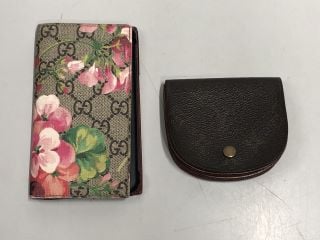 LOUIS VUITTON COIN WALLET & GUCCI GG PHONE CASE (VAT ONLY PAYABLE ON BUYERS PREMIUM)