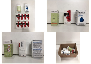 BOX OF HEALTHCARE ITEMS TO INCLUDE ANTIPERSPIRANT