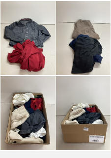 BOX OF VARIOUS UNSEALED CLOTHING ITEMS