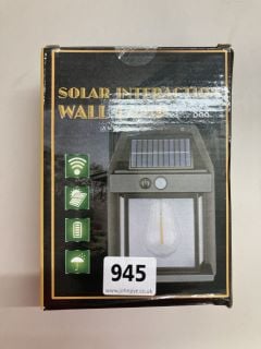 SOLAR INTERACTION WALL LAMP