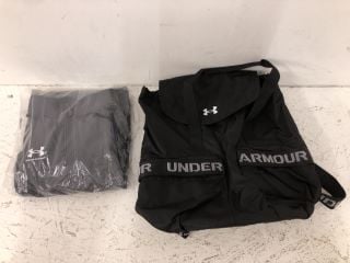 UNDER ARMOUR LOOSE FIT SPORTS WEAR SIZE: YS + BACKPACK