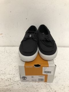 TIMBERLAND HYLO BAY LOW LACE SNEAKER BLACK CANVAS SIZE: 11