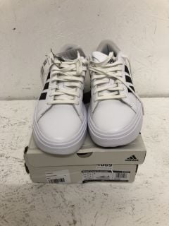 ADIDAS GRAND COURT PLATFORM TRAINERS SIZE: 8