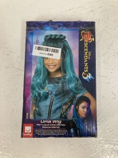 QTY OF ITEMS INC DISNEY DESCENDANTS 3 UMA WIG